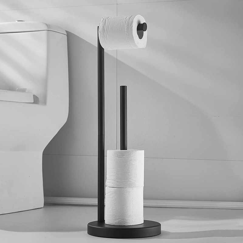 QIANXI Freestanding Toilet Paper Holder & Reviews Wayfair